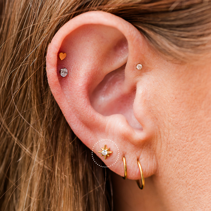 Stellar Flat back Stud